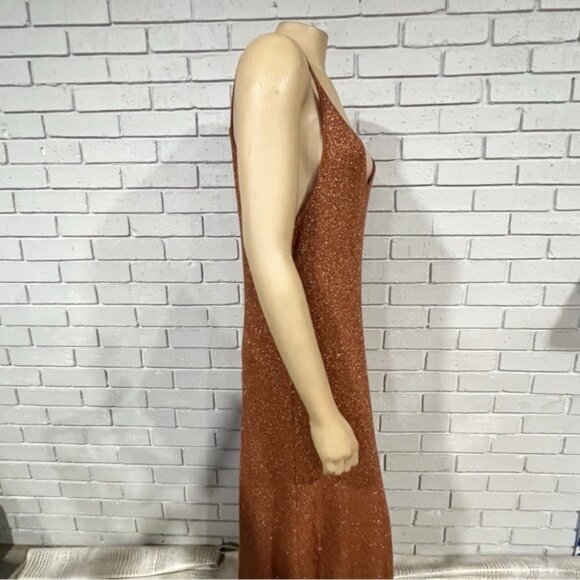 Boden Sparkle Knitted Dress – Metallic Knit Midi/Above‑Knee | Statement Dress - Picture 7 of 8